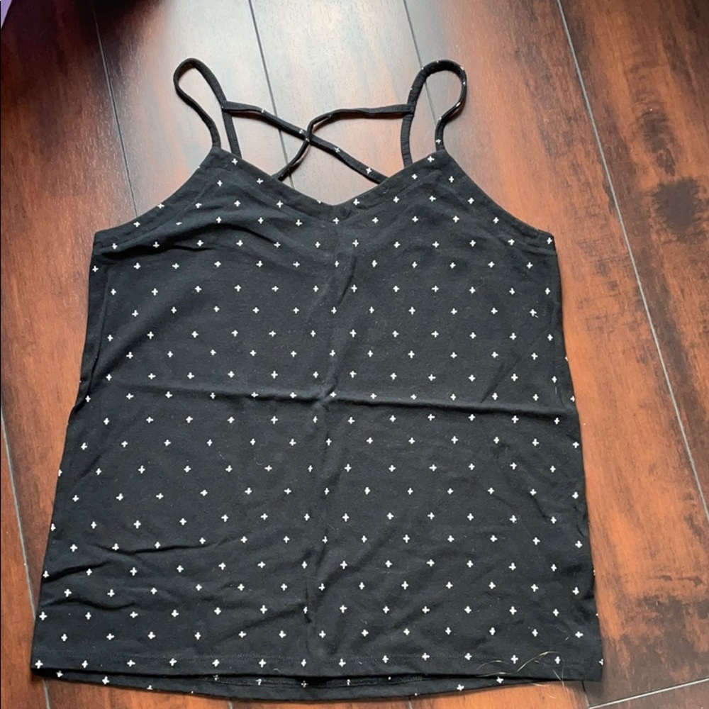 Black tank top